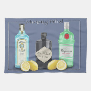 Mummy Petrol Tea Towel