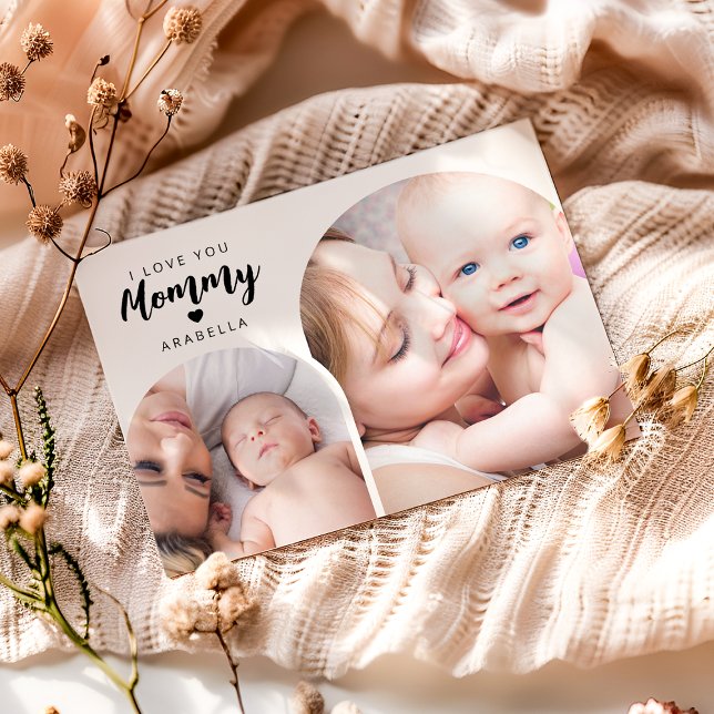 Mummy Photo Collage | Mothers Day Holiday Card (Creator Uploaded)