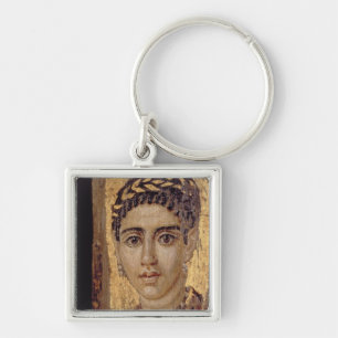 Mummy Portrait of a Woman, from Fayum, Romano-Egyp Key Ring