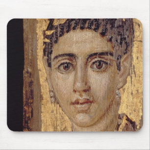 Mummy Portrait of a Woman, from Fayum, Romano-Egyp Mouse Mat