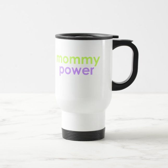 Mummy Power Travel Mug (Right)