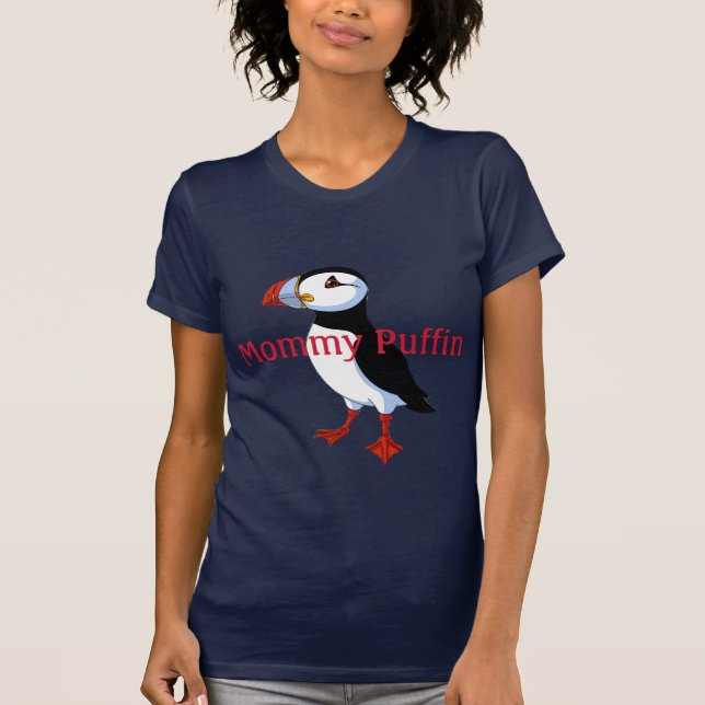 Mummy Puffin Tee Shirt (Front)