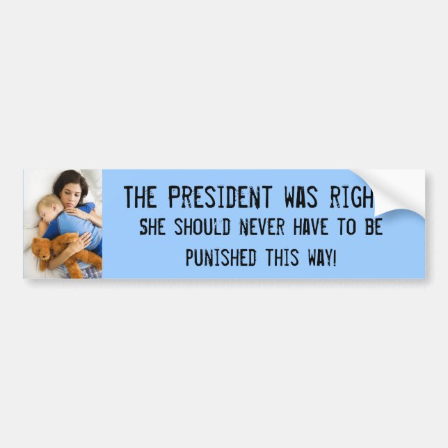 Mummy Punishment Bumper Sticker (Front)