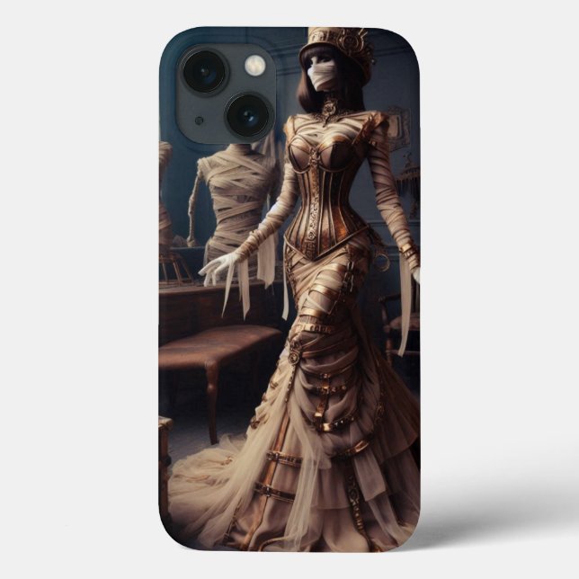 Mummy Queen Steampunk Victorian Gothic Case-Mate iPhone Case (Back)