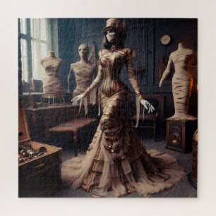 Mummy Queen Steampunk Victorian Gothic Jigsaw Puzzle