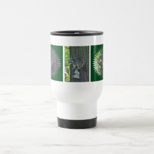 Mummy Racoon on Suet Travel Mug
