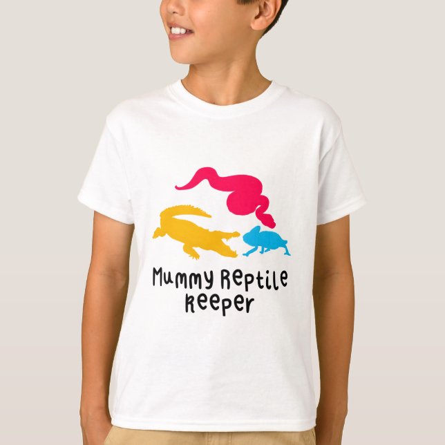 Mummy Reptile Keeper T-Shirt (Front)
