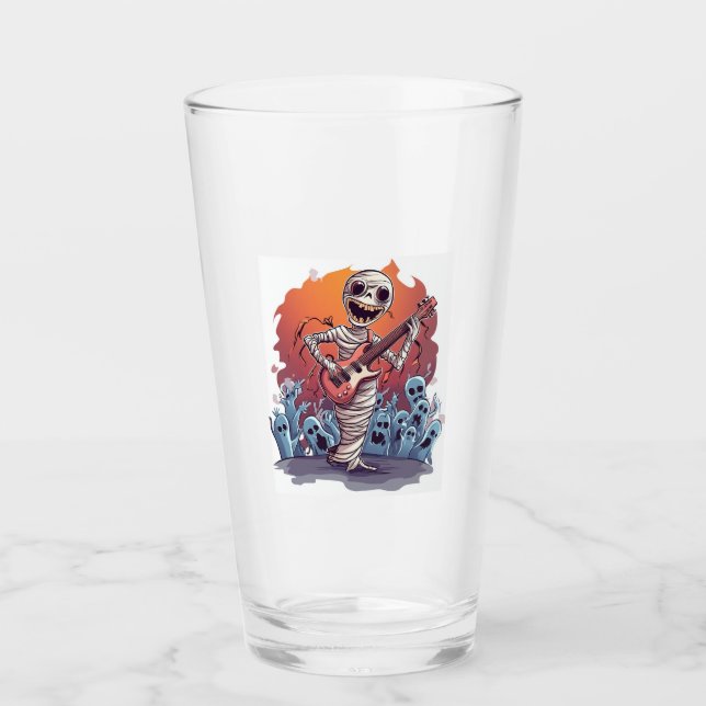 Mummy Rock Star Glass (Front)
