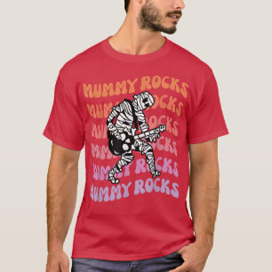 Mummy Rocks Halloween Mummy Bandage Wrap Momster G T-Shirt