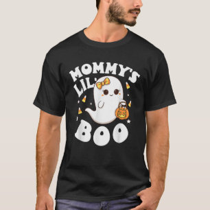 Mummy s Lil Boo Baby Girls Toddler Halloween Cute T-Shirt