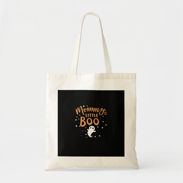Mummy’s Little Boo - Happy Halloween Tote Bag (Front)