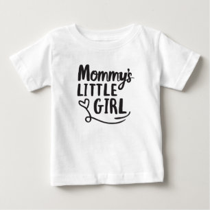 Mummy’s Little Girl New Mum Designs Girl Design Baby T-Shirt