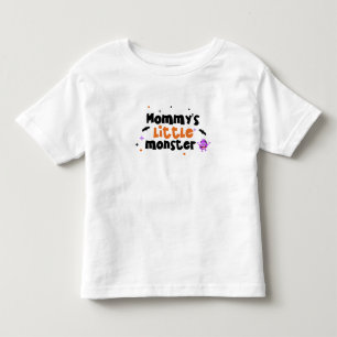Mummy’s Little Monster Cute Halloween Toddler T-Shirt