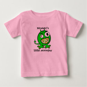 Mummy’s Little Monster- Green Version Baby T-Shirt