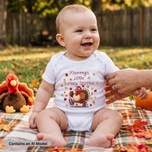 Mummy’s Little Turkey Trotter Cute Thanksgiving