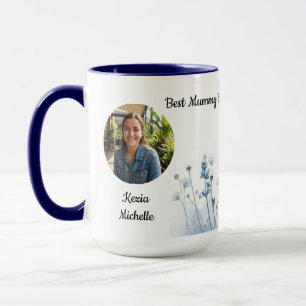 Mummy’s Little Wildflowers Personalized Name Mug