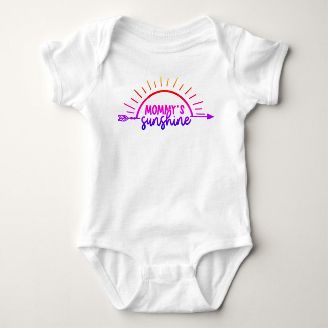 Mummy’s Sunshine Baby Bodysuit (Front)