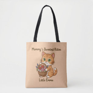 Mummy’s Sweetest Kitten: Whimsical Kids' Tote Bag