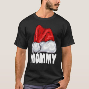 Mummy Santa Hat  Christmas Pajama Matching Family T-Shirt