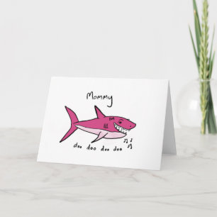 Mummy shark card