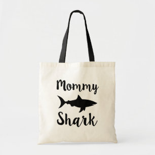 Mummy Shark funny womens Mum tote bag gift
