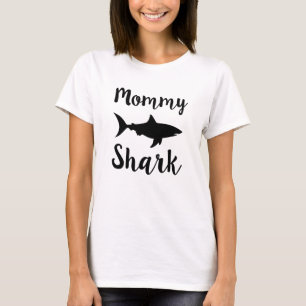 Mummy Shark shirt womens Funny family t-shirt