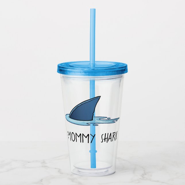 Mummy Shark Tumbler (Front)