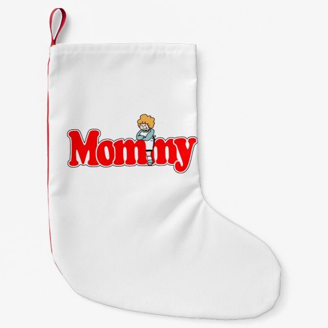 Mummy Small Christmas Stocking (Front)