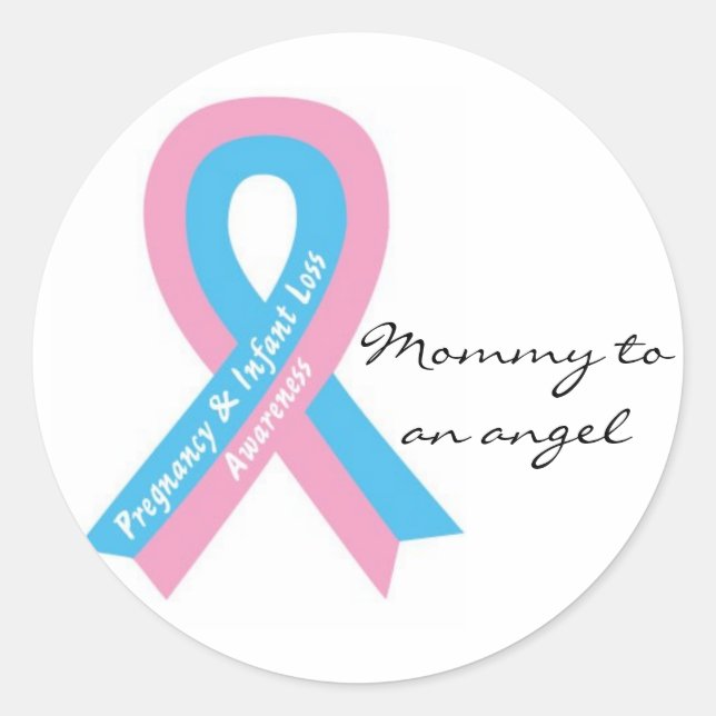 Mummy to an angel Sticker (Front)