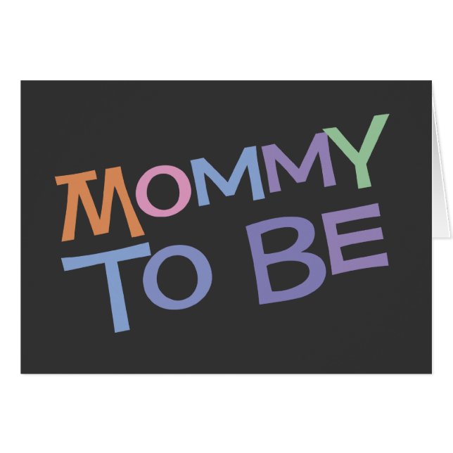 Mummy To Be (Front Horizontal)