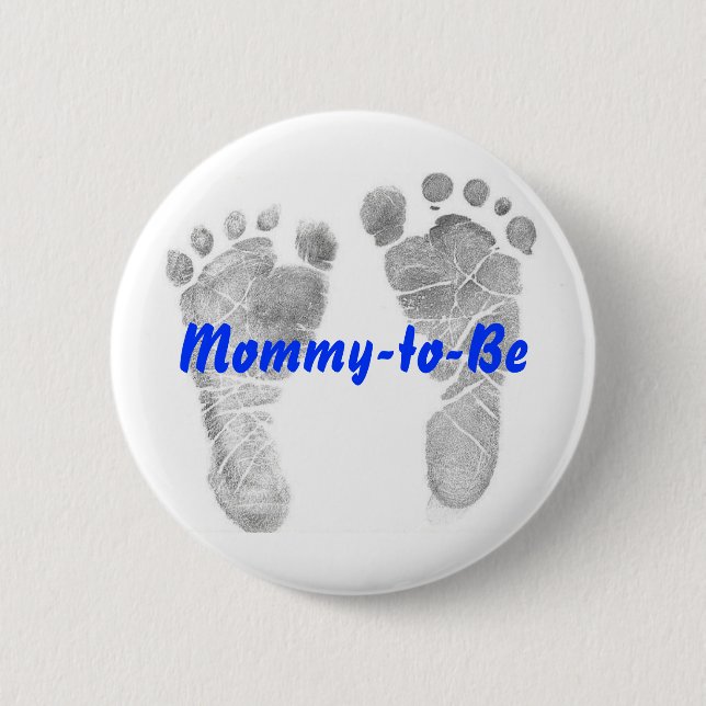 Mummy-to-Be 6 Cm Round Badge (Front)