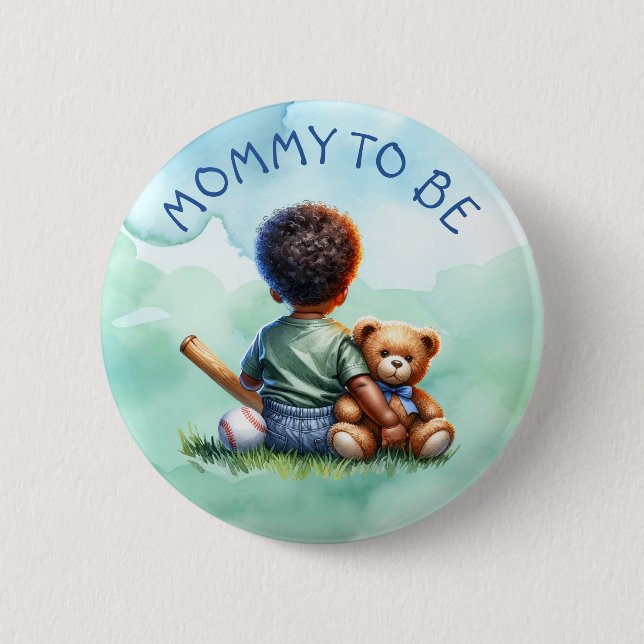 Mummy to be | Baby Shower  6 Cm Round Badge (Front)