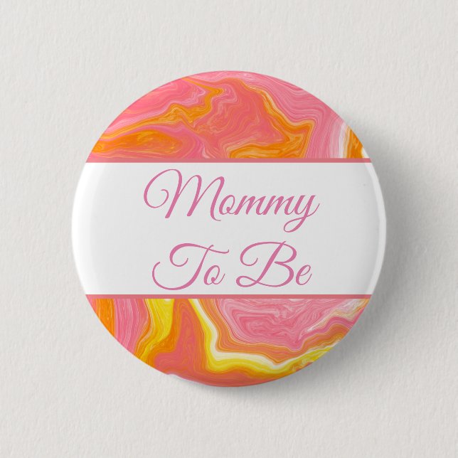 Mummy To Be | Baby Shower  Button (Front)