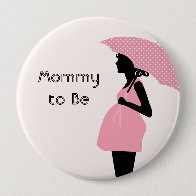 "Mummy to Be" Baby Shower Button (Front)