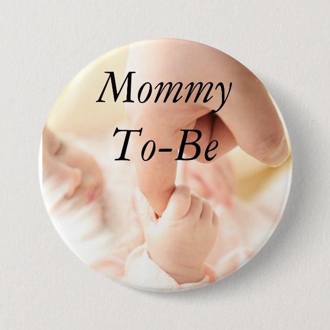 Mummy to be Baby Shower Button (Front)
