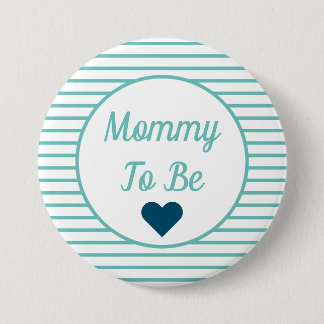 Mummy To Be Baby Shower Button (Front)