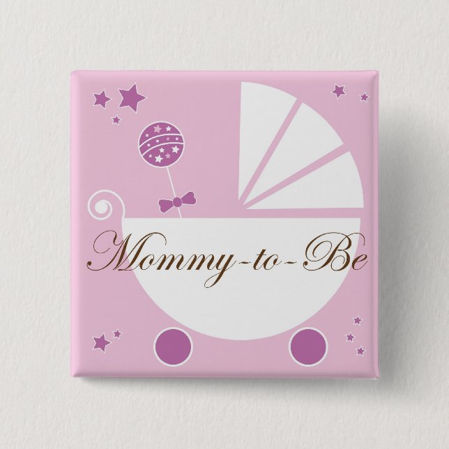 Mummy To Be Baby Shower Pin (Front)