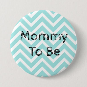 Mummy to be Chevron Baby Shower button