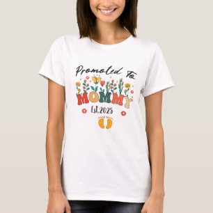 Mummy-to-Be est. 2025: New Mother’s Keepsake T-Shirt