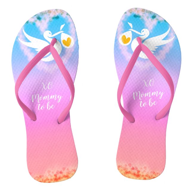 Mummy To Be Flip Flops (Footbed)