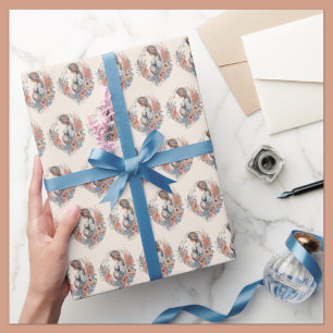 Mummy to Be Floral Watercolor Expecting Mother  Wrapping Paper
