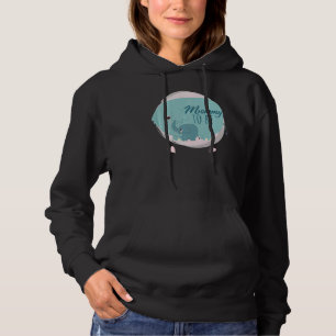 Mummy To Be Hairless Animal Elephant Hoodie