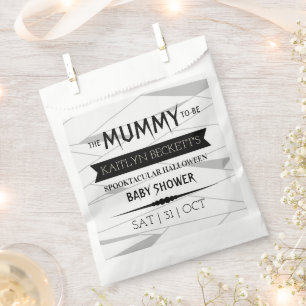 Mummy To Be   Halloween Baby Shower Favour Bags