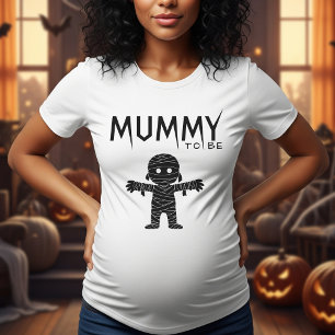 Mummy to Be Halloween Baby Shower Mum White T-Shirt