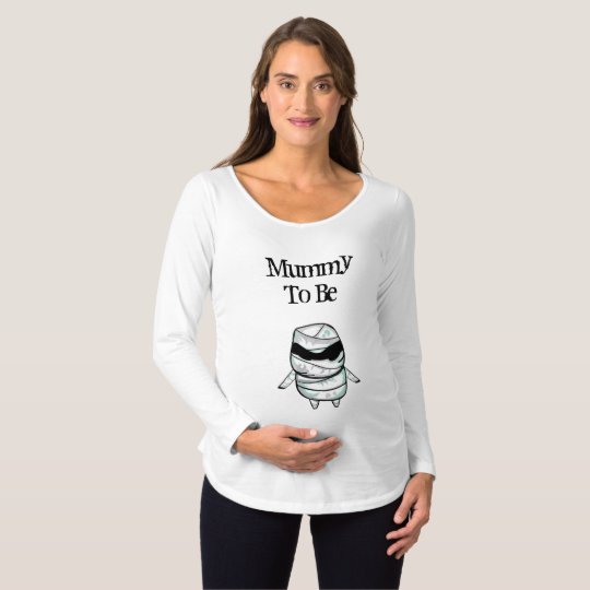Mummy to Be Halloween Maternity Shirt