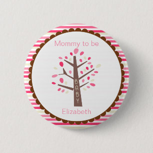 Mummy To Be Tree Button