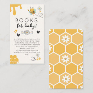 Mummy to Bee Baby Shower Books for Baby Enclosure Card