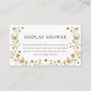 Mummy to Bee Baby Shower Display Shower Card