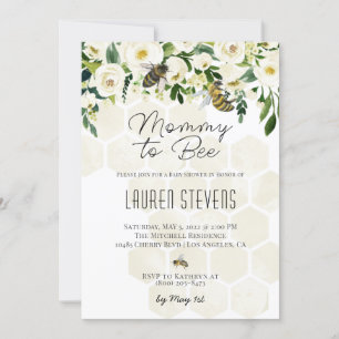 Mummy to Bee Baby Shower Invitation