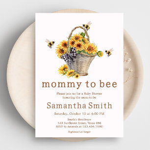 Mummy to Bee Baby Shower Invitation